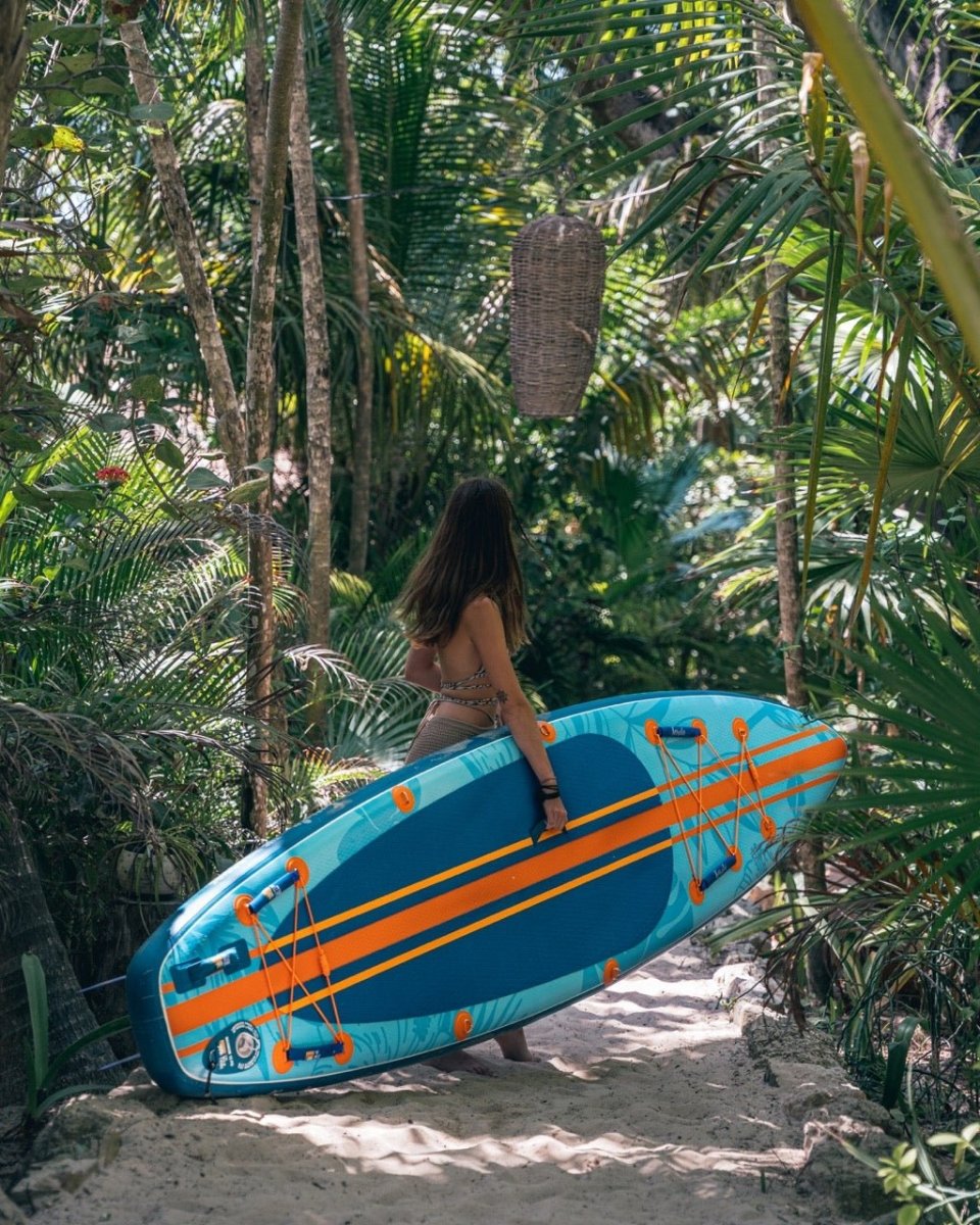 Waikiki Bleue: Paddleboard Gonflable 10'6" Haut de Gamme - Quebec SUP