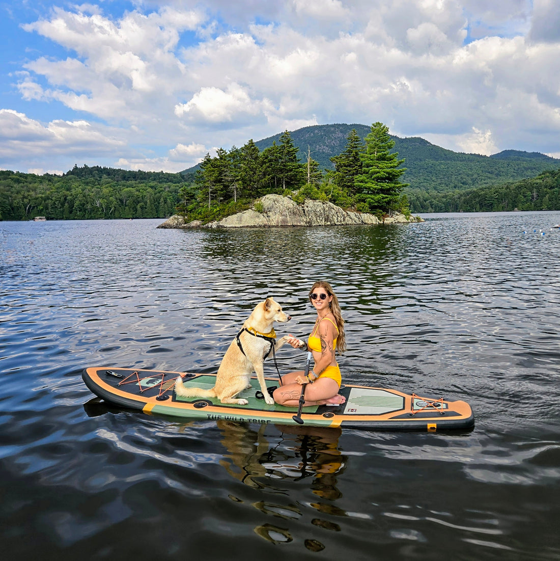 Sequoia 11' Vert: Paddleboard Gonflable 11 Pieds Haut de Gamme Avec Grande Capacité de Poids (2024) - Quebec SUP