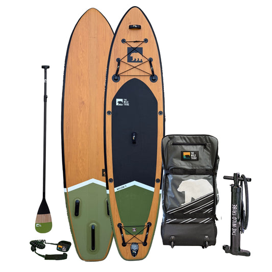 Maligne 11 Vert: Premium 11 Feet Inflatable Paddleboard with Superior Stability (2024)