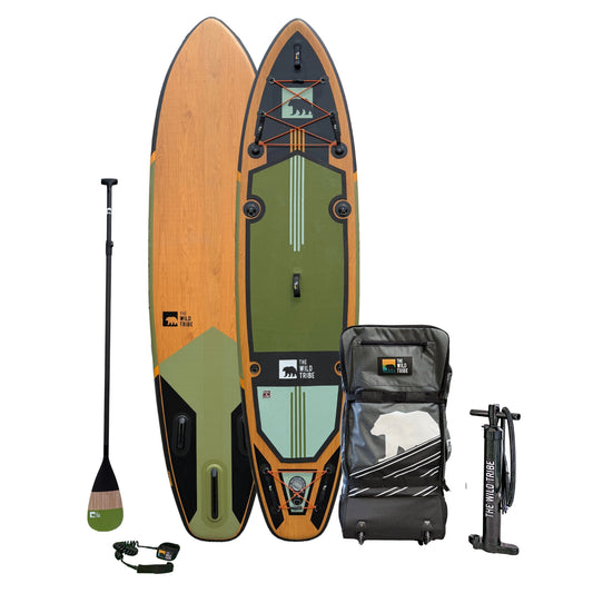 Sequoia 11' Green: Premium 11 Feet Inflatable Paddleboard With Large Weight Capacity (2024)