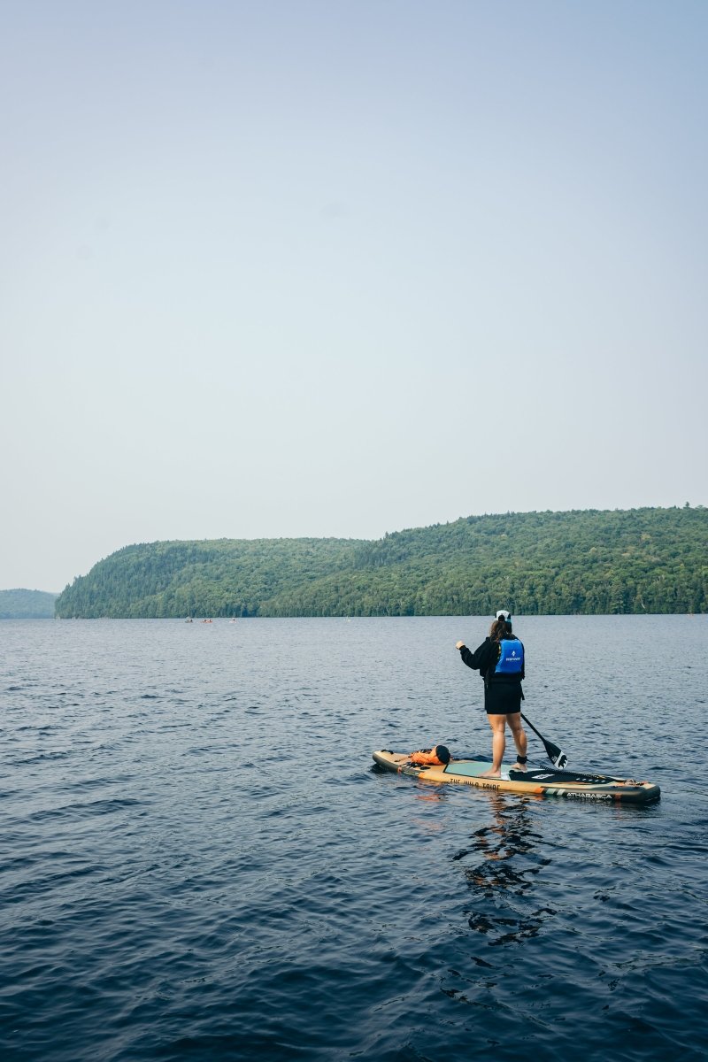 Athabasca S 12'6 Vert Paddleboard Gonflable (Pagaie Hybride Carbone + Sac avec roues)