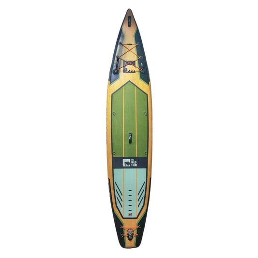 Columbia S 12'6 Vert Paddle board Gonflable (Pagaie hybride carbone + Sac avec roues)