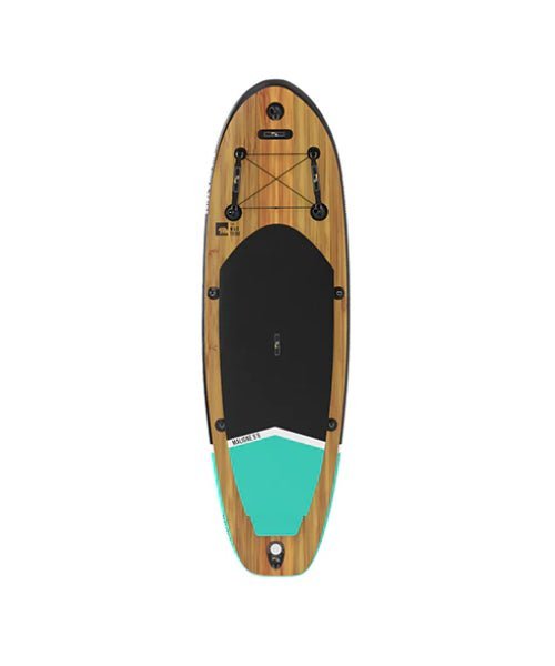 Maligne XL Bleu: Paddleboard Gonflable 9'6" Haut de Gamme Pour l'Eau Vive - Quebec SUP
