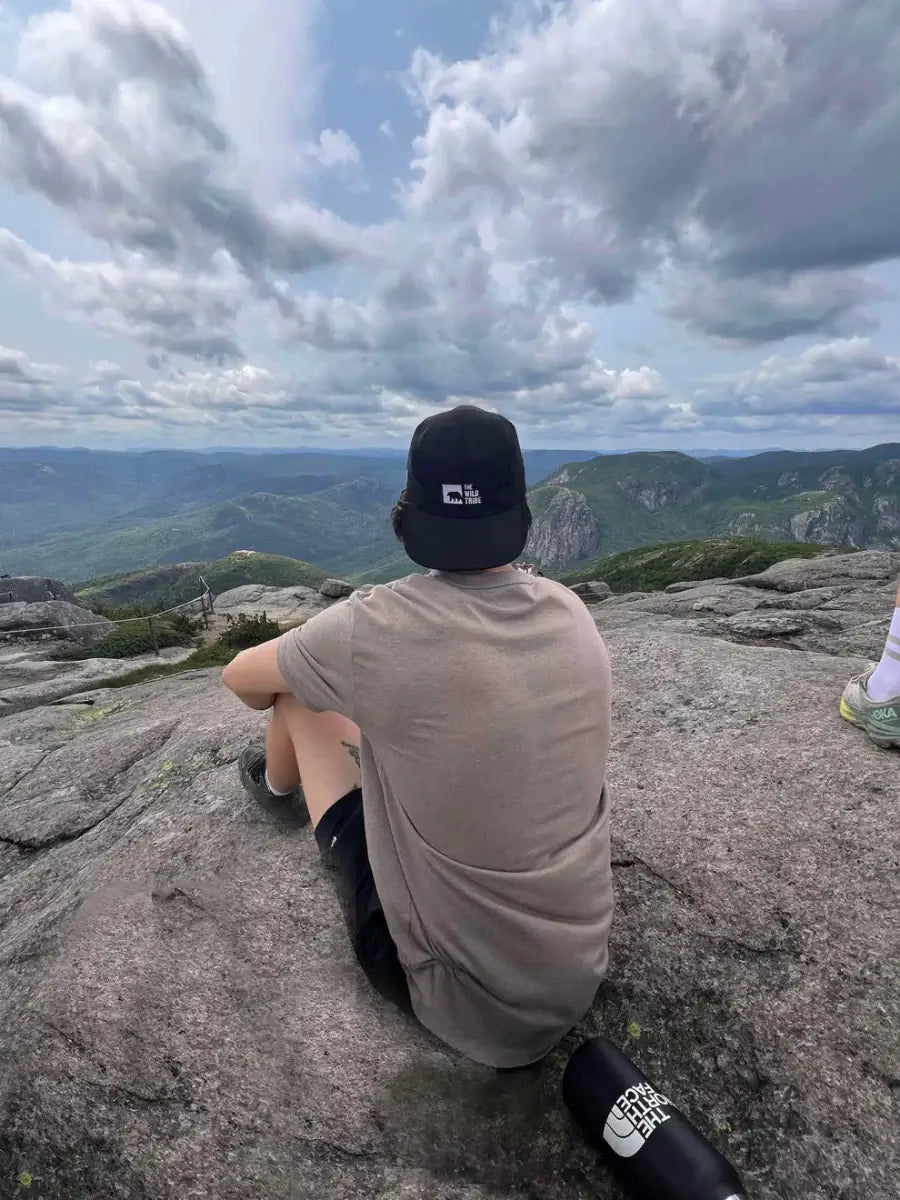 PeakCap - Casquette athlétique à 5 panneaux - Noir - Quebec SUP