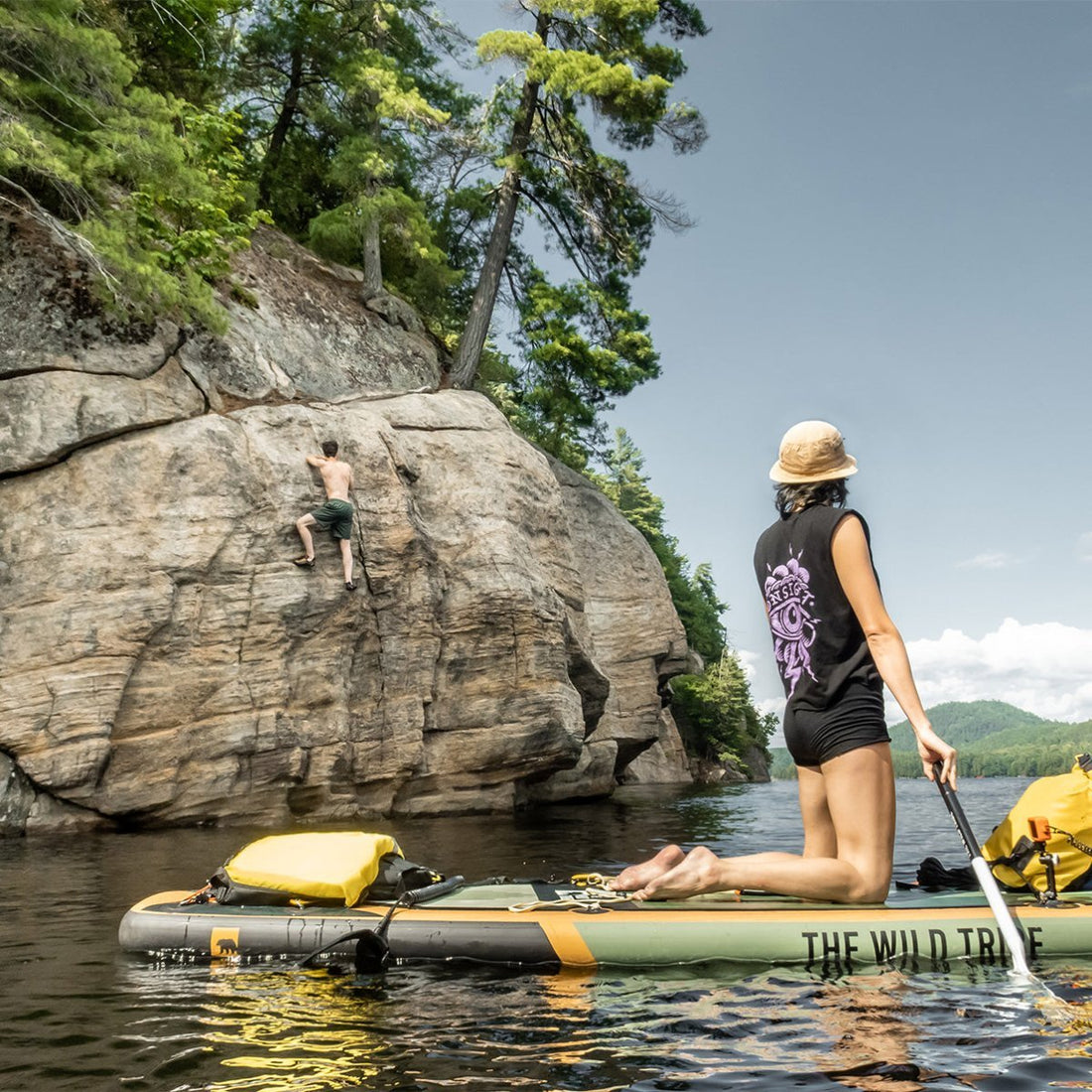 Sequoia 11' Vert: Paddleboard Gonflable 11 Pieds Haut de Gamme Avec Grande Capacité de Poids (2024) - Quebec SUP