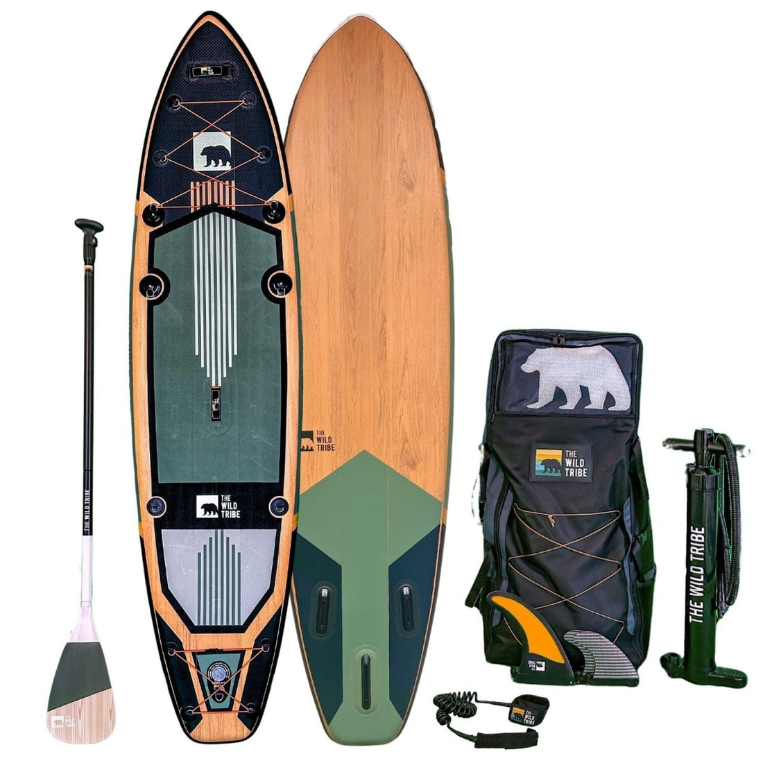 Sequoia 11' Vert: Paddleboard Gonflable 11 Pieds Haut de Gamme Avec Grande Capacité de Poids (2024) - Quebec SUP