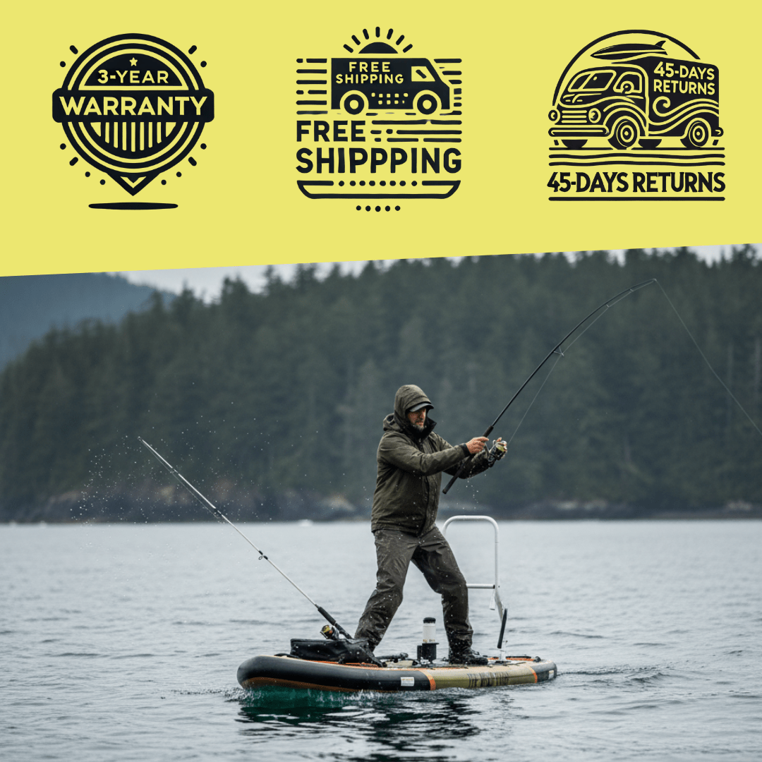 Sequoia XL Bass - Fully Equipped Fishing Inflatable Paddleboard