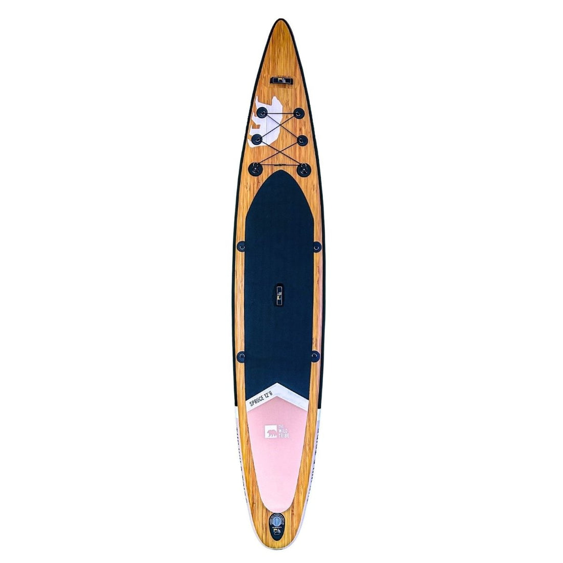 Spruce 12'6" Saumon: Paddleboard Gonflable 12'6" Touring Haut de Gamme - Quebec SUP