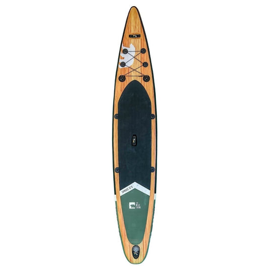 Spruce 12'6" Verte: Paddleboard Gonflable 12'6" Touring Haut de Gamme - Quebec SUP