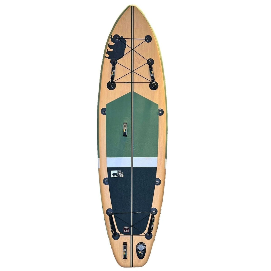Tahoe 9'10" Verte (2023): Paddleboard Gonflable 9'10" NanoTech Haut de Gamme - Quebec SUP
