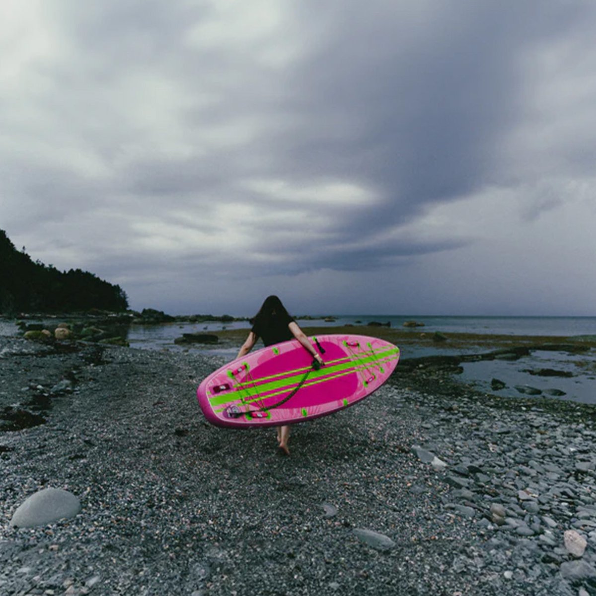 Waikiki Rose: Paddleboard Gonflable 10'6" Haut de Gamme - Quebec SUP