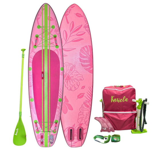 Waikiki Rose: Paddleboard Gonflable 10'6" Haut de Gamme - Quebec SUP