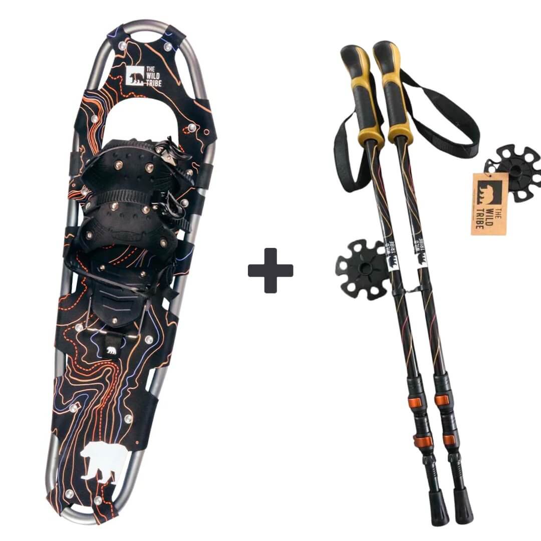 Kit Exploration Hivernale : Raquette Kootenay & Bâtons de marche Ascent - Quebec SUP